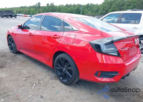 2019 Honda Civic Sport z USA, uszkodzony, nr VIN 2HGFC2F86KH503834